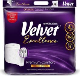 BATH TISSUE EXCELL PREM COMF 9X160