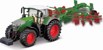 Bburago Fendt tractor + tedder flywheel