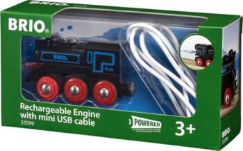 Brio Rechargeable Engine 4WD black/red (33596)
