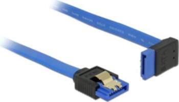 Cable SATA III 50cm up/straight metal
