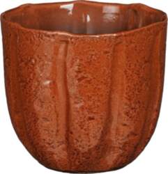 CERAMIC POT ALFREDO D19 H17CM RED