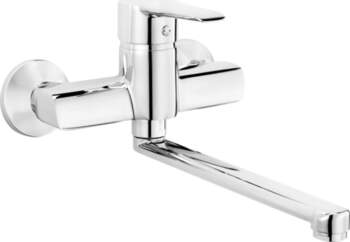 Deante Corio kitchen faucet  wall-mounted  chrome