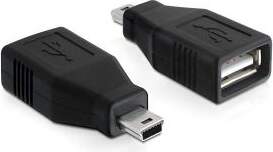 Delock adapter USB A(F)- USB MINI(M)