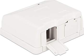 Delock Keystone Chassis 2P Surface Box