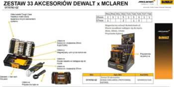 DEWALT ACCESSORY SET 33pc. WITH ANGLE