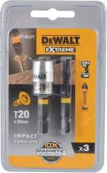 Dewalt Set of screwdriver bits 2xT20/50mm