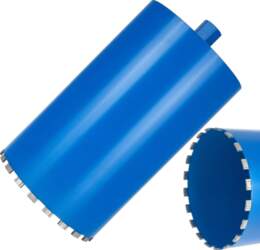 Diamond core drill bit for dry