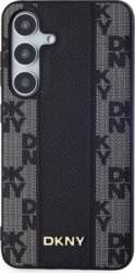 DKNY PU Leather Checkered Pattern MagSafe