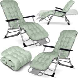 Folding garden bed with cushion Sofotel