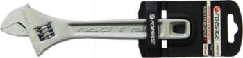 Forsage ADJUSTABLE OPEN WRENCH CHROME PLATED