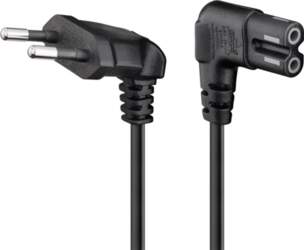 Goobay Connection Cable Euro Plug Angled