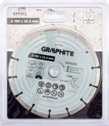 Graphite Segmented diamond cutting disc 180