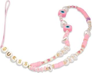 Guess Phone Strap Beads Shell Pink