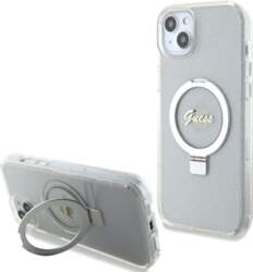 Guess Ring Stand Script Glitter MagSafe
