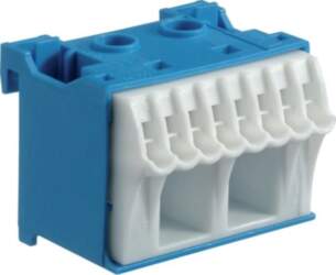 Hager Self-locking block 63A QC blue