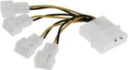InLine Molex - 4x 3pin for
