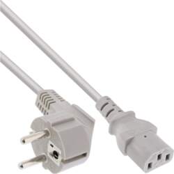 InLine power cable  CEE 7/7 angled