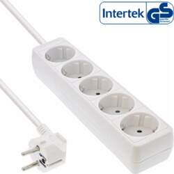 InLine Socket strip  5-way earth contact