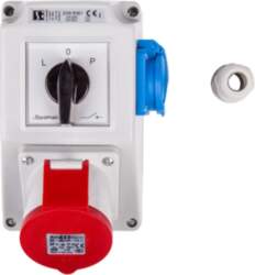 Installation kit with socket 32A 4P+2P+Z