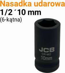 JCB Impact socket 1/2`` 10mm (6-point)