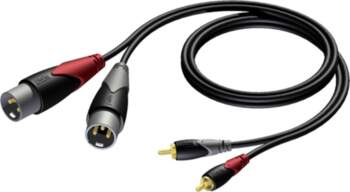 Kabel Procab XLR x2 - RCA