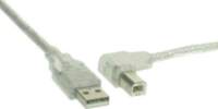 Kabel USB InLine USB-B 2m katowy