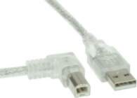 Kabel USB InLine USB-B 5m katowy
