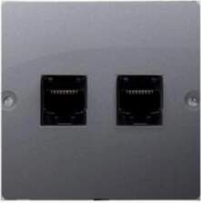 Kontakt-Simon Double RJ45 computer socket  cat