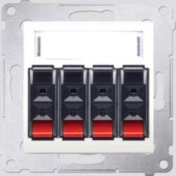 Kontakt-Simon SIMON54 quad speaker socket  cream