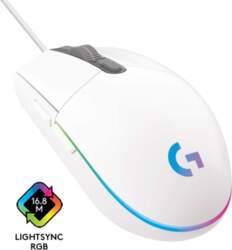 Logitech G203 LIGHTSYNC  gaming mouse (white)