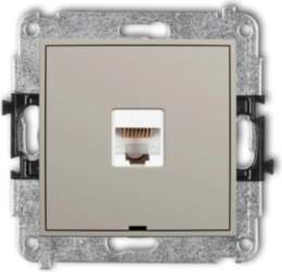 MINI Single computer socket mechanism 1xRJ45