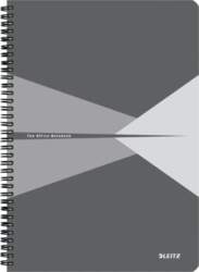 Notebook Office Card A4 checkered gray