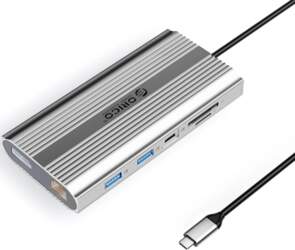 Orico USB-C 12w1  USB-A  USB-C PD