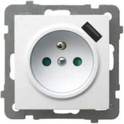 Ospel AS Single earthing socket with