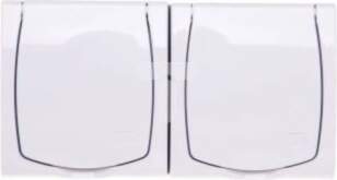 Ospel MADERA Hermetic double socket with/out