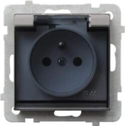 Ospel Sonata splash-proof socket with grounding