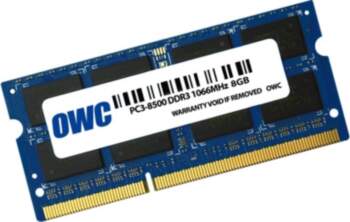 OWC 8GB  PC8500  DDR3  1066MHz memory