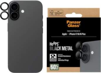 PanzerGlass Hoops black Camera Lens Protector