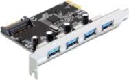 PCI Expr Card Delock 4x USB3