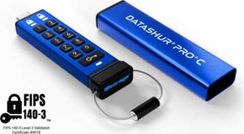 Pendrive iStorage datAshur PRO+C 512GB Niebieski