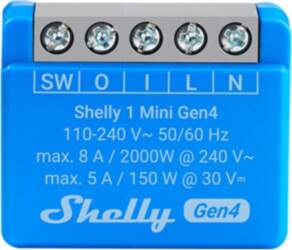 Shelly Unterputz 1 Mini Gen4 2er