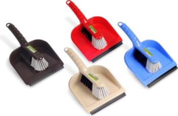 SPONTEX DUSTPAN WITH BRUSH (1 PCS)