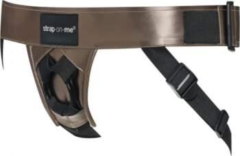 Strap-On-Me Curious Leatherette Harness - Adjustable