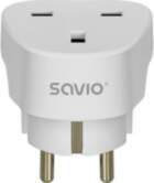 Strāvas adapteris SAVIO Travel adapter UK