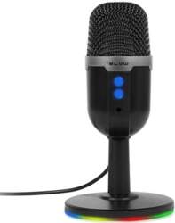 Studio microphone with BLOW LED stand
