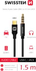 Swissten Textile Audio Adapteris USB-C /
