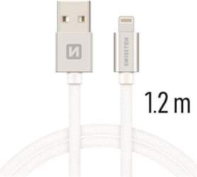 Swissten Textile Fast Charge 3A Lightning
