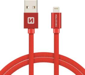 Swissten Textile Fast Charge 3A Lightning