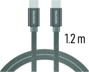 Swissten Textile Fast Charge 3A USB-C