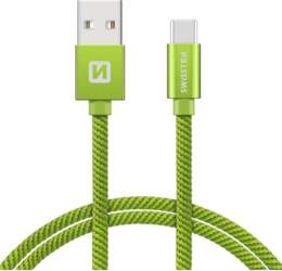 Swissten Textile Universāls Quick Charge 3
